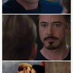Captain America Kissing Ironman meme