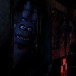 Bonnie Bunny | HEERE'S BONNIE | image tagged in bonnie bunny,fnaf,bonnie,five nights at freddy's | made w/ Imgflip meme maker