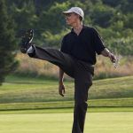 obama golfing punt | PUNTING? | image tagged in obama golfing punt | made w/ Imgflip meme maker