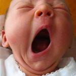 baby yawn