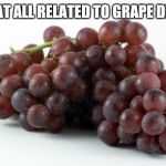 grapes | NOT AT ALL RELATED TO GRAPE DRINK. | image tagged in grapes | made w/ Imgflip meme maker