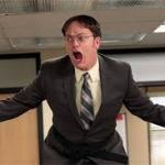 Dwight yelling