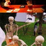 Waiting Skeletons | WHY DON'T WE STAY UNTIL WE GET A DATE? COOL OK | image tagged in waiting skeletons | made w/ Imgflip meme maker