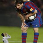 Messi and little ronaldo meme