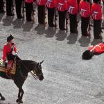 passed out english guard