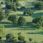 Arlington National Cemetery, aerial view