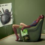 spiderman masturbating
