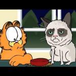 Grumpy Cat & Garfield meme