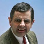 mr. bean angry