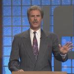 Trebek-Ferrell "Oh God, no. We filmed that in June"