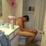 Guy Passed Out On Toilet