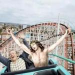 Jesus Riding Roller Coaster
