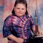 Fat Kid | WINNER BEST MULLET 1986 | image tagged in fat kid | made w/ Imgflip meme maker