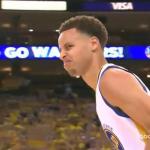 Stephen Curry nasty face