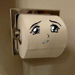 Toilet Paper Senpai meme