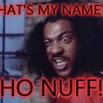 sho nuff | WHAT'S MY NAME??? SHO NUFF!!! | image tagged in sho nuff | made w/ Imgflip meme maker
