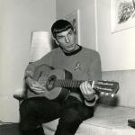 Spock on Guitar meme