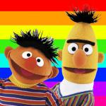 Bert and Ernie`s Pride meme