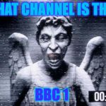 Weeping Angels | WHAT CHANNEL IS THIS BBC 1 | image tagged in weeping angels | made w/ Imgflip meme maker
