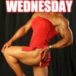 woman muscle warren rodwell | NO PANTS WEDNESDAY | image tagged in woman muscle warren rodwell | made w/ Imgflip meme maker
