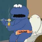 cookie monster family guy meme