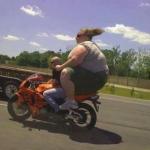 Street Bike Fat Chick