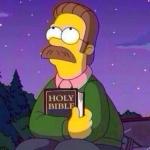 Ned Flanders and Bible meme