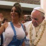 Pope Francis big tits meme
