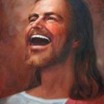 happy jesus | HA! ~FACEBOOK~ | image tagged in happy jesus | made w/ Imgflip meme maker