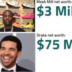 Drake and Meek Mill meme