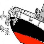 Rats Jumping Sinking Ship