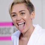 Miley Cyrus Tongue Out