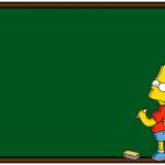 Simpson Chalkboard blank meme
