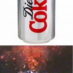 Coke head | WHAT HAPPENS ONE HOUR AFTER YOU DRINK A CAN OF DIET COKE? COKE HEAD! | image tagged in coke head | made w/ Imgflip meme maker