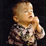 Praying baby