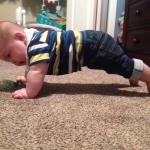 Baby planking