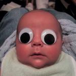 google eye baby meme
