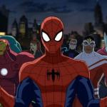 Spiderman with heroes