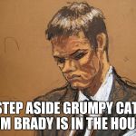 SAD SKETCH TOM BRADY | STEP ASIDE GRUMPY CAT. TOM BRADY IS IN THE HOUSE! | image tagged in sad sketch tom brady | made w/ Imgflip meme maker