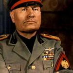 Mussolini portrait