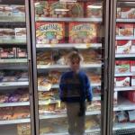 Kid in fridge