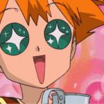 Super Excited Misty Anime Sparkle Eyes meme