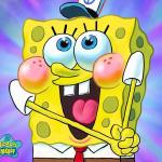 spongebob happy meme