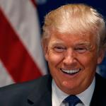 Laughing Donald Trump