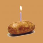 happy birthday potato meme