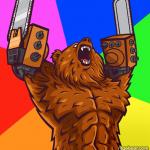 Chainsaw Arms Rage Bear