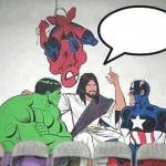 Jesus Hulk Captain America Spider-Man meme