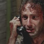 Rick Grimes and Phone Guy