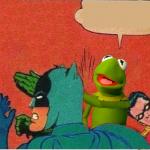 Kermit saving Robin meme