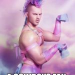 unicorn man | WHY YES I'M A COWBOYS FAN. HOW'D YOU KNOW? | image tagged in unicorn man | made w/ Imgflip meme maker